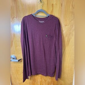 Maroon Long Sleeve Shirt